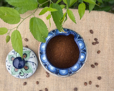 Ceramica para Café Colibri Azul Rey