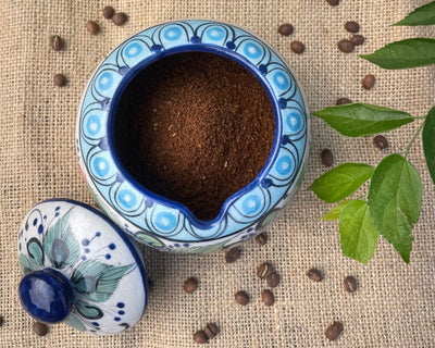 Ceramica para Café Colibri Azul